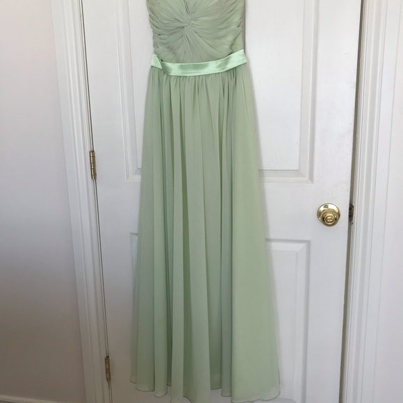 special occasion long sage green dress - Picture 2 of 6